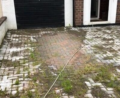 Driveway cleaning case 01 before bristol