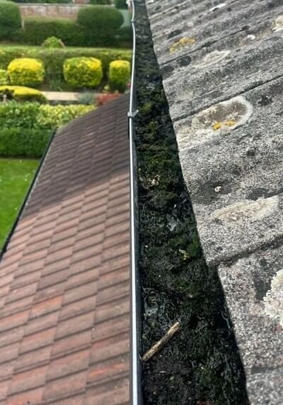 Gutter cleaning case 01 before bristol