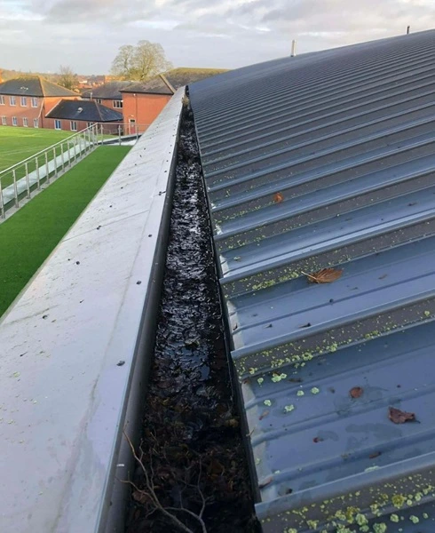 Gutter cleaning case 02 before (Bristol)