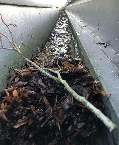 Gutter cleaning case 03 before (Bristol)