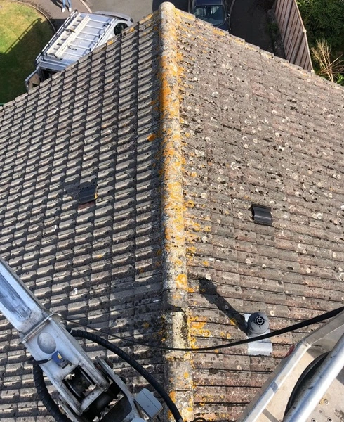 Roof cleaning case 02 before (Bristol)
