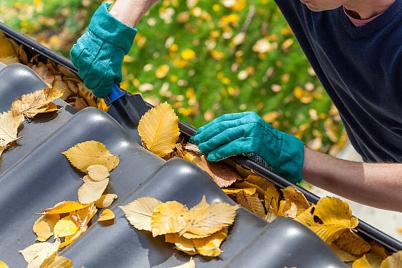 Cleaning gutters on different property types