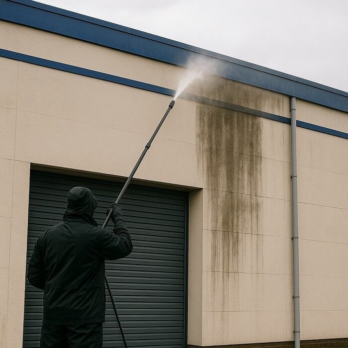 Industrial Render Cleaning in Bristol